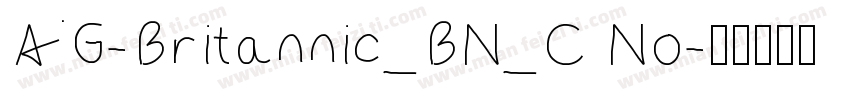 AG-Britannic_BN_C No字体转换